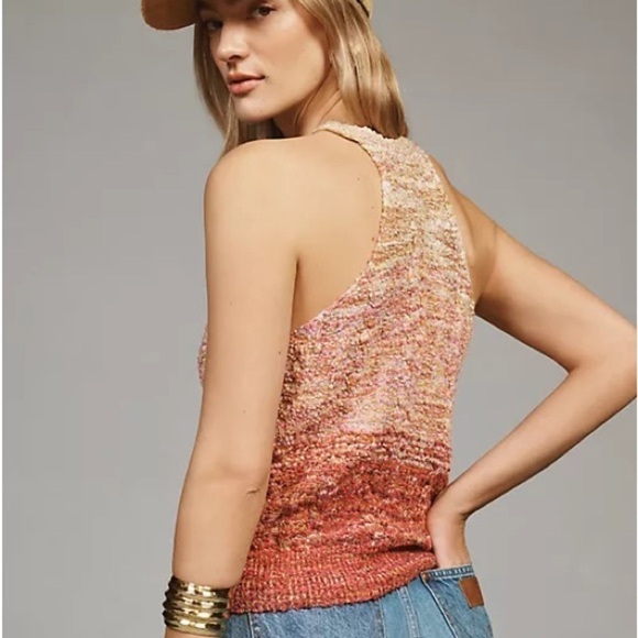 NWT Anthropologie Pilcro Cable-Knit Halter Tank Medium - Picture 5 of 5